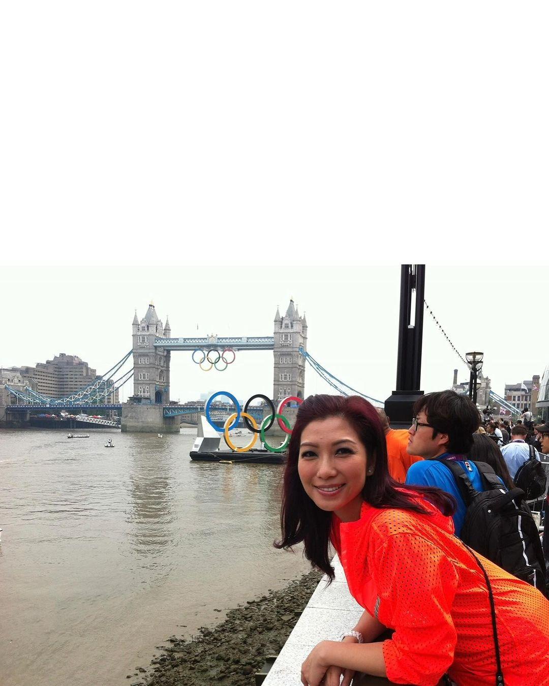 2012倫敦奧運於市內睇聖火傳遞。