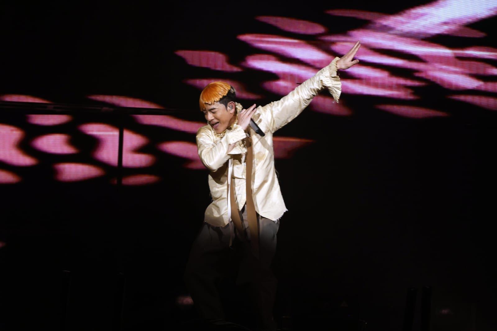 郭富城《ICONIC世界巡迴演唱會2024香港站》開鑼。(林俊源攝)