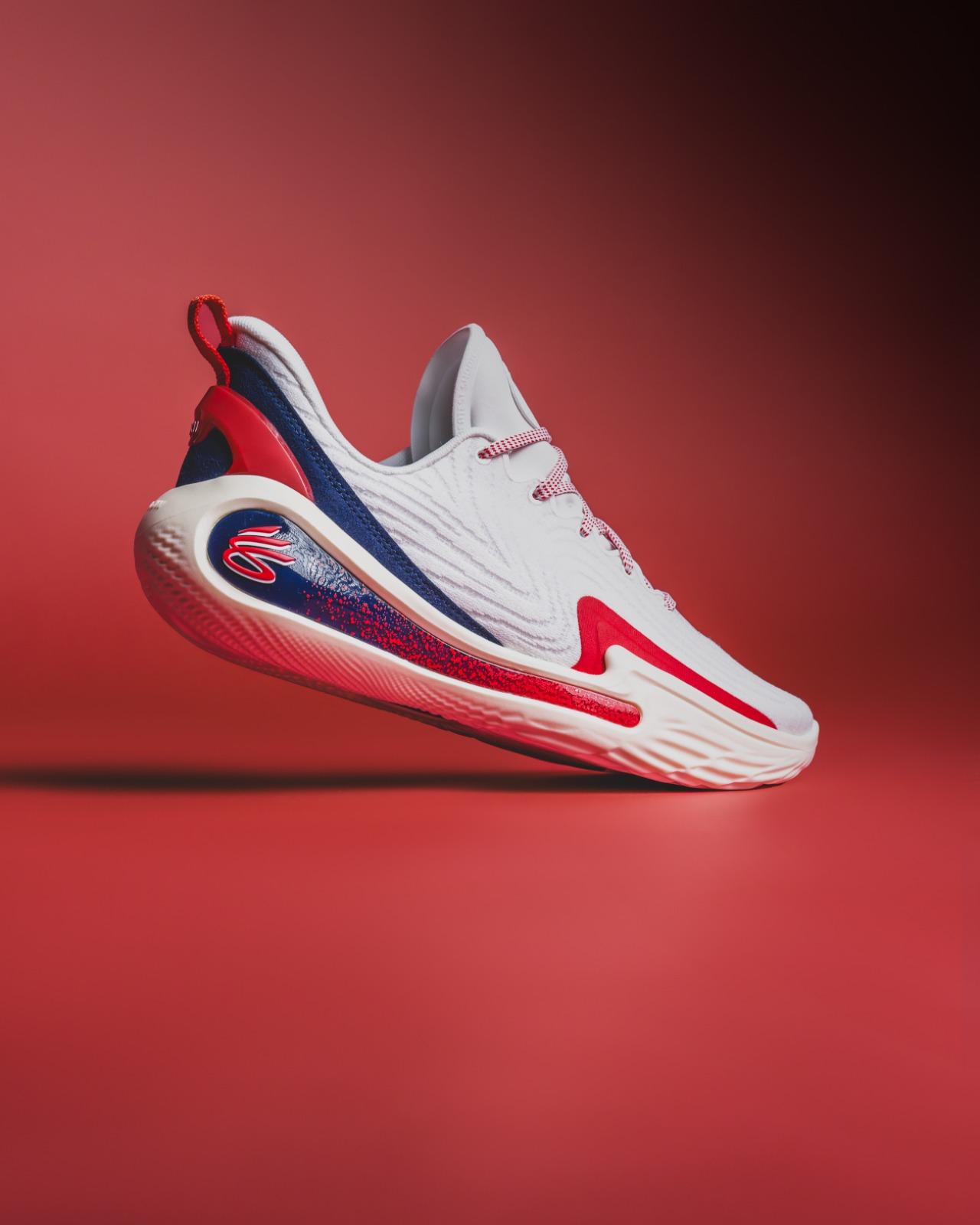 籃球鞋推薦|居里奧運金牌戰靴Curry 12設白色。