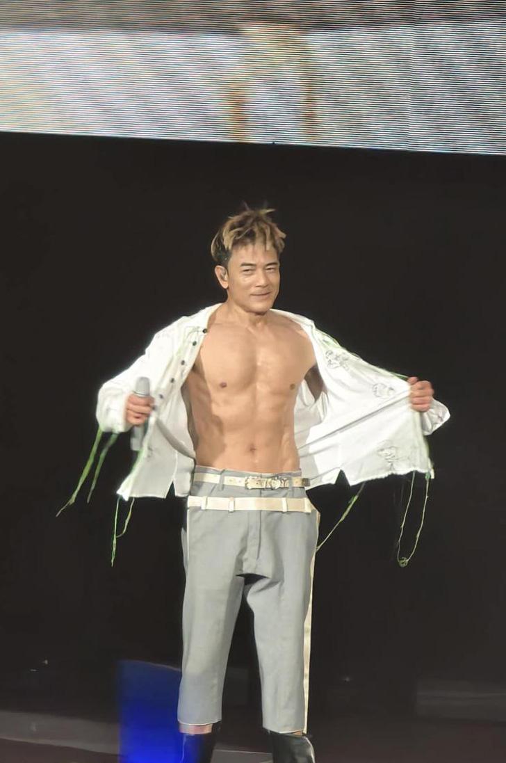 郭富城在24日那場演出大益觀眾。