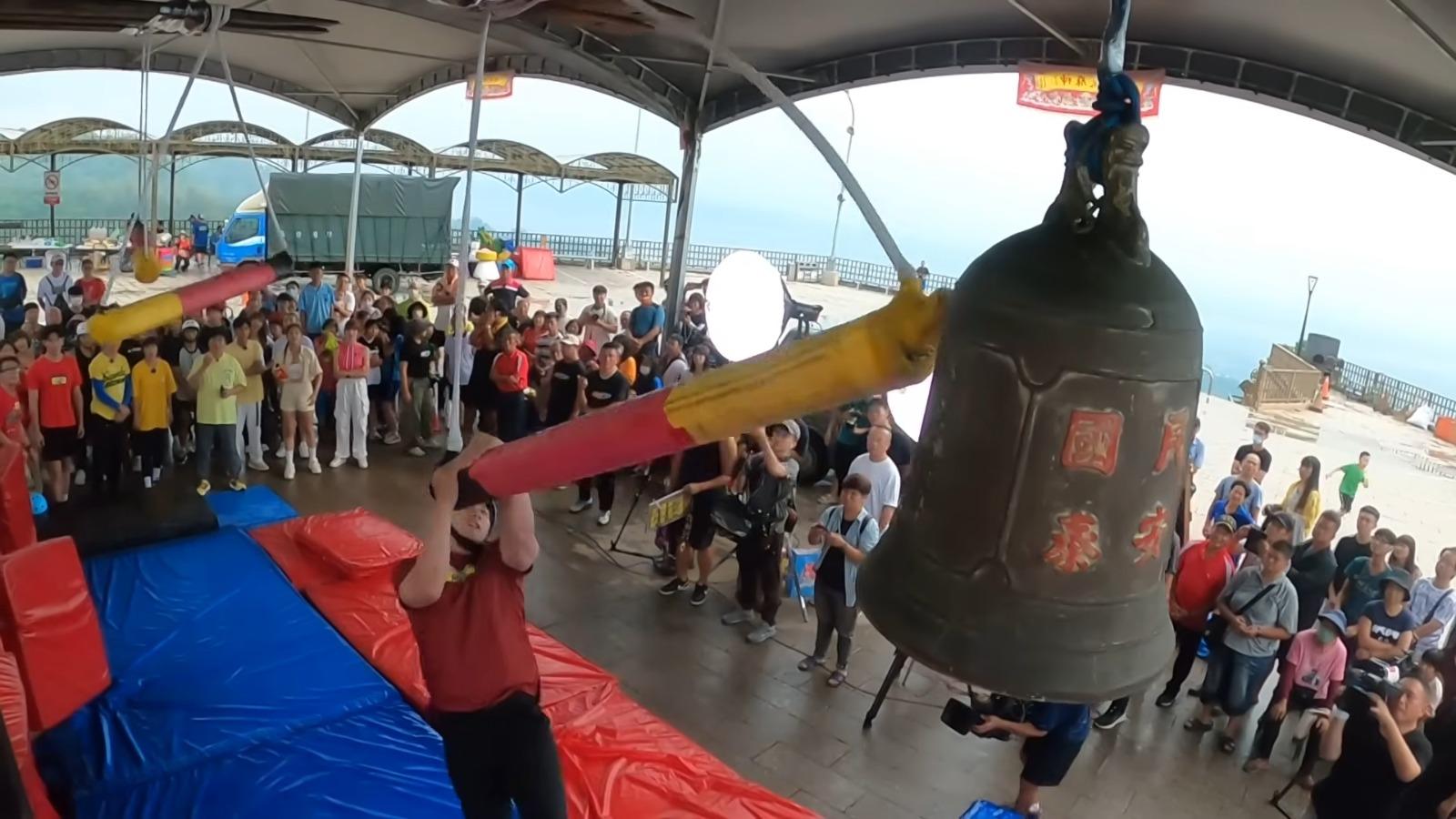 《綜藝大集合》在台灣南投拍攝。(網上截圖)