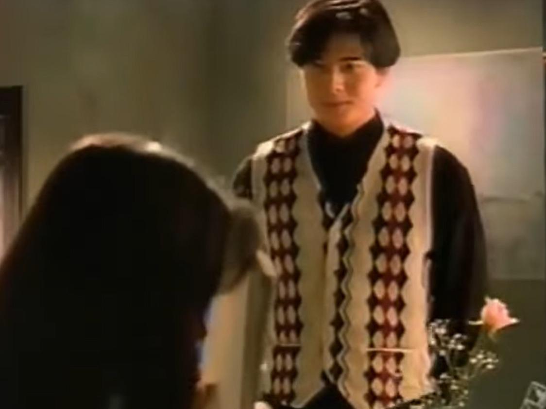 郭富城在1992年與李維維拍咖啡廣告。(網上截圖)