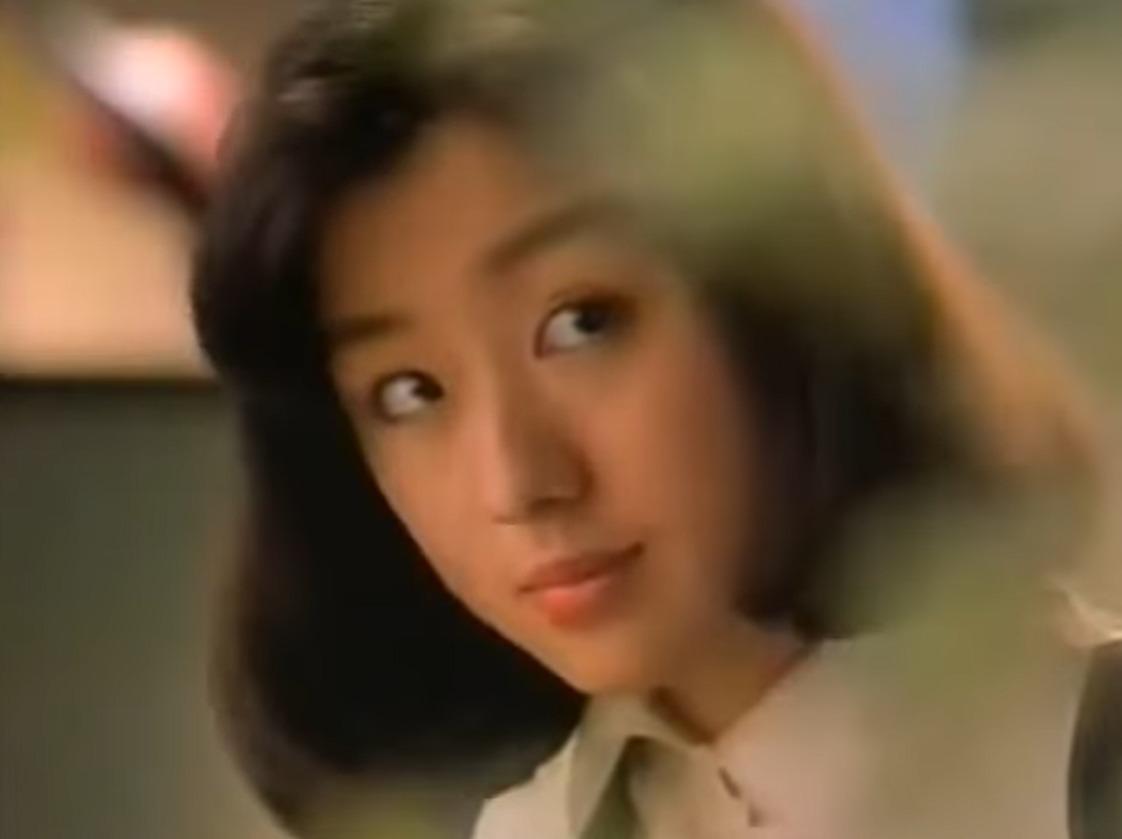 李維維與郭富城拍廣告時只得16歲。(網上截圖)