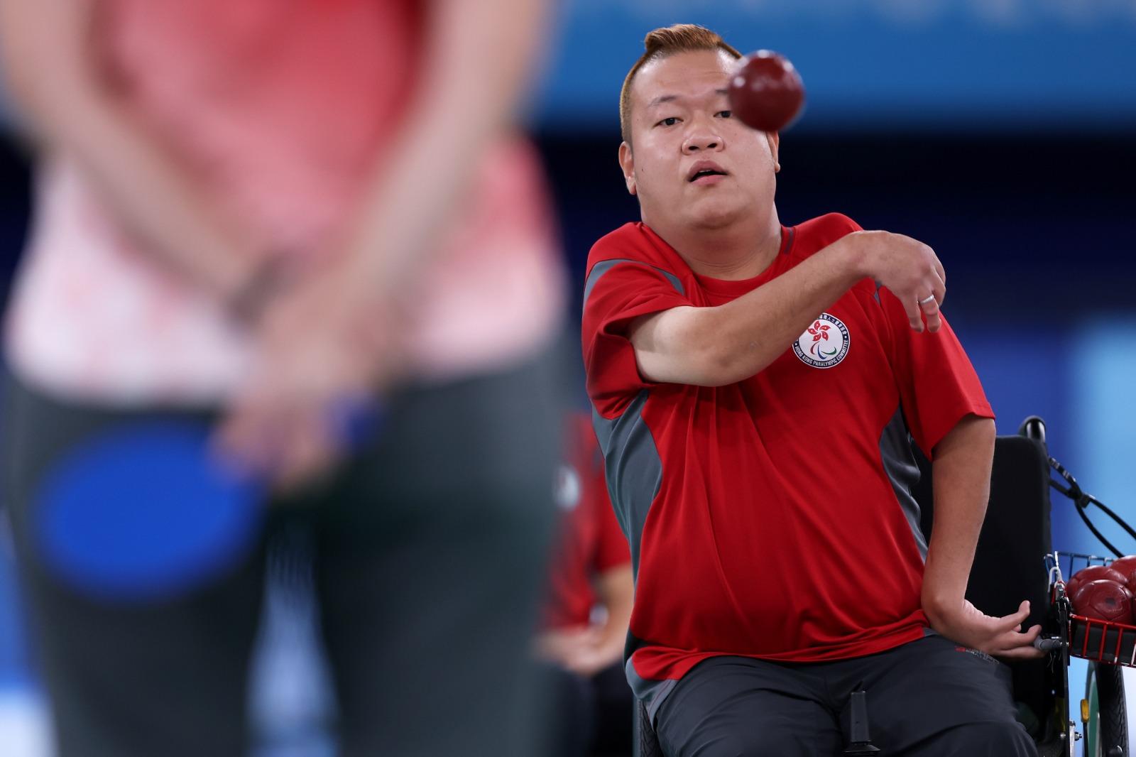 梁育榮今屆以「五朝元老」身份再戰殘奧。