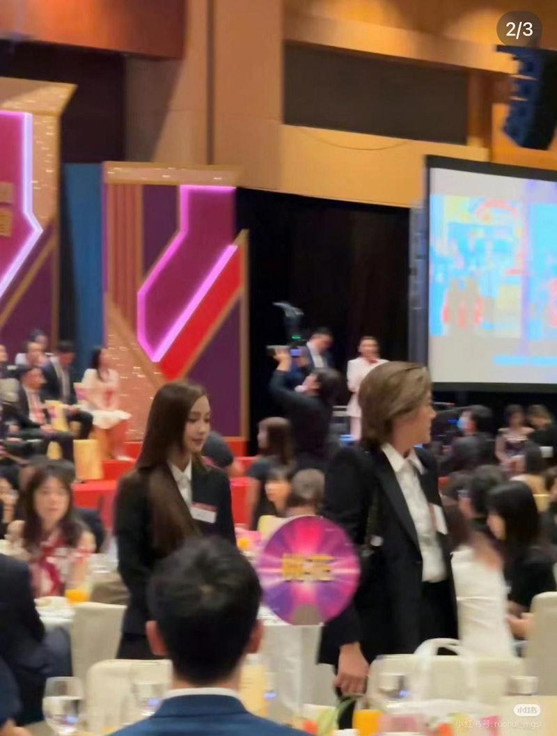 Angelababy現身香港政協青年聯會10周年會慶暨第六屆執委會就職典禮。