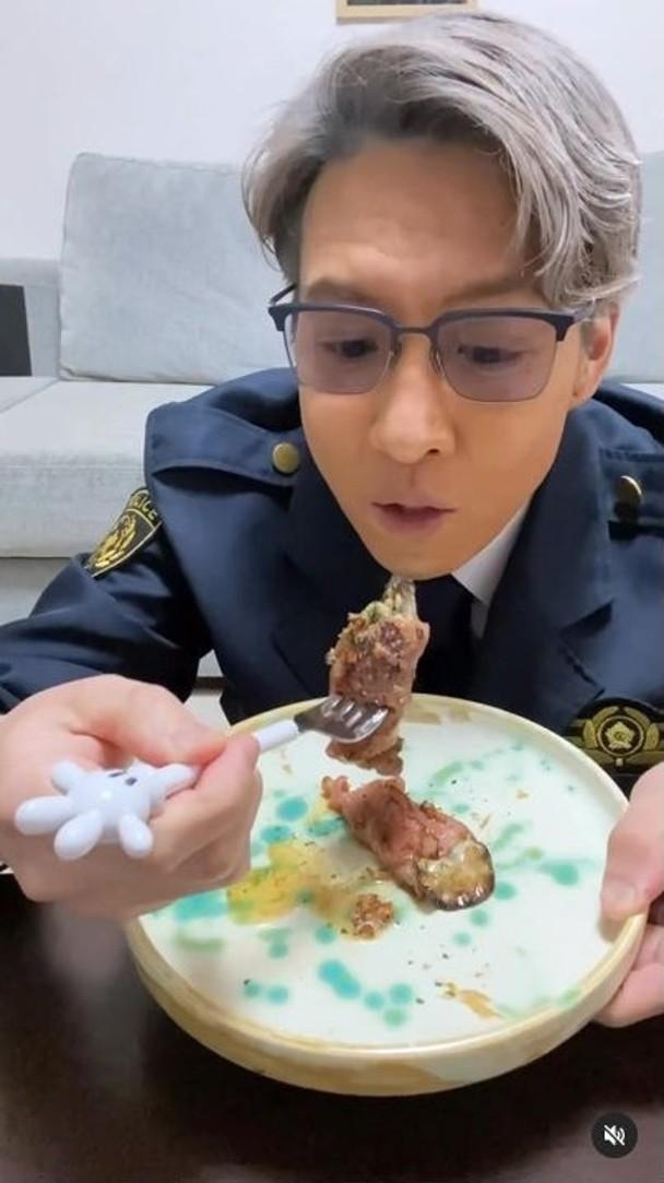 元木敦士抽水曾變身「風間公親」教煮餸。