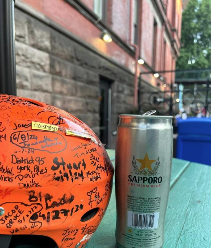 市川榮一在社交網貼出美國單車之旅的照片。(互聯網)