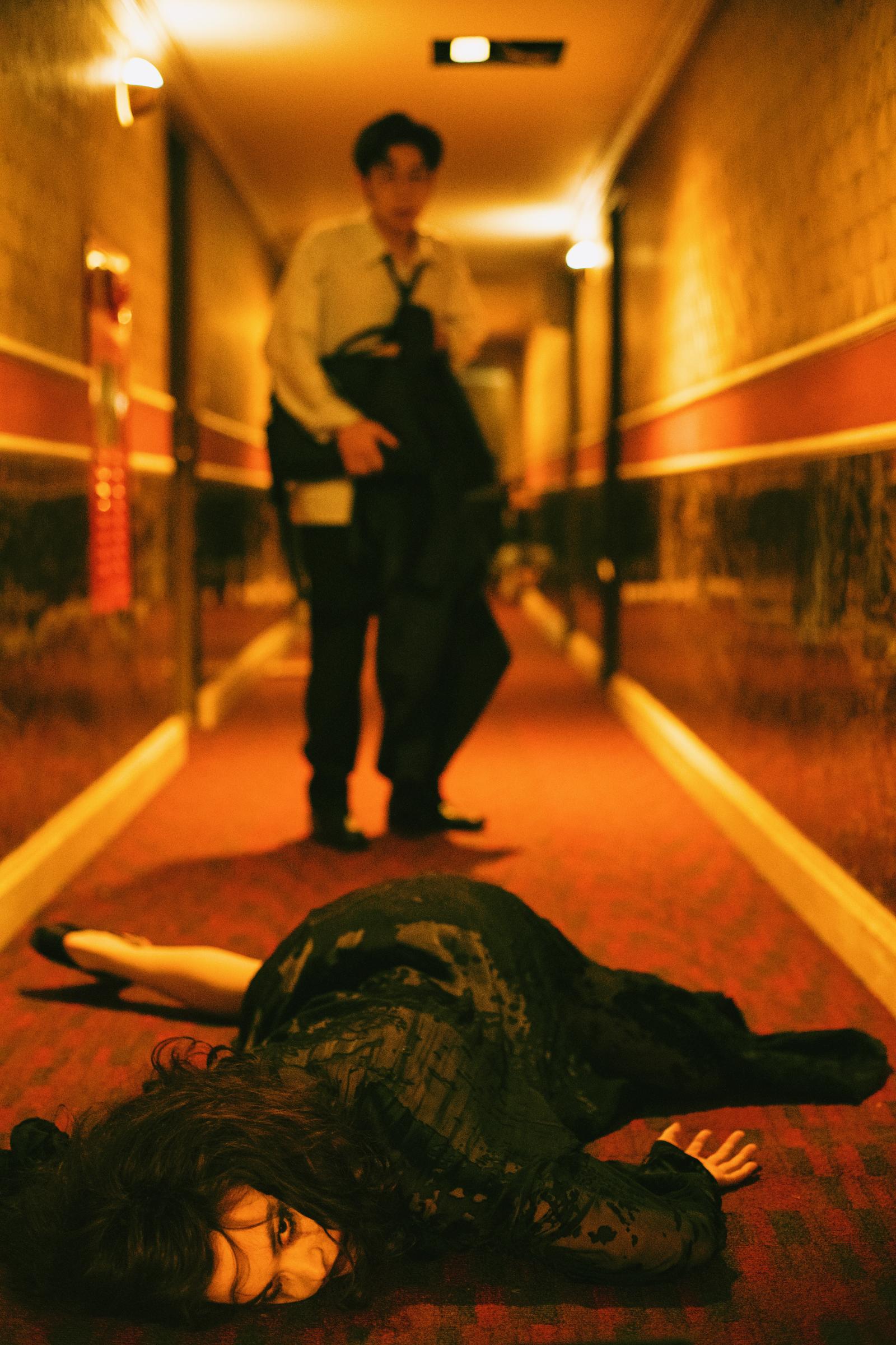 張榕容在片中扮演天后級女鬼,要應付大量高難度動作。