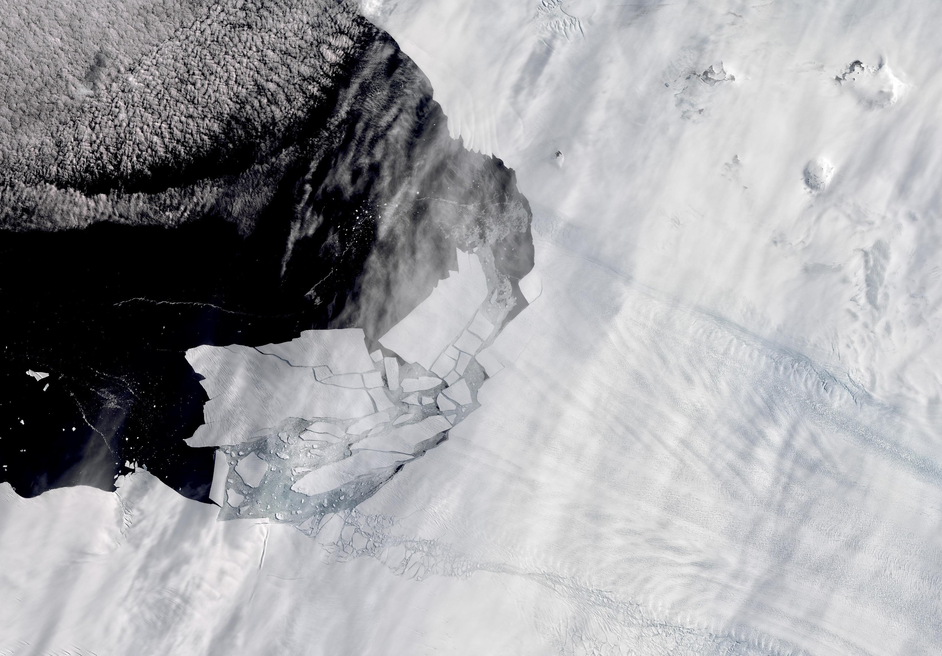 南極洲冰層。(資料圖片)