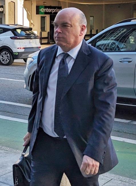 林奇今年3月到三藩市法院出庭。(資料圖片)