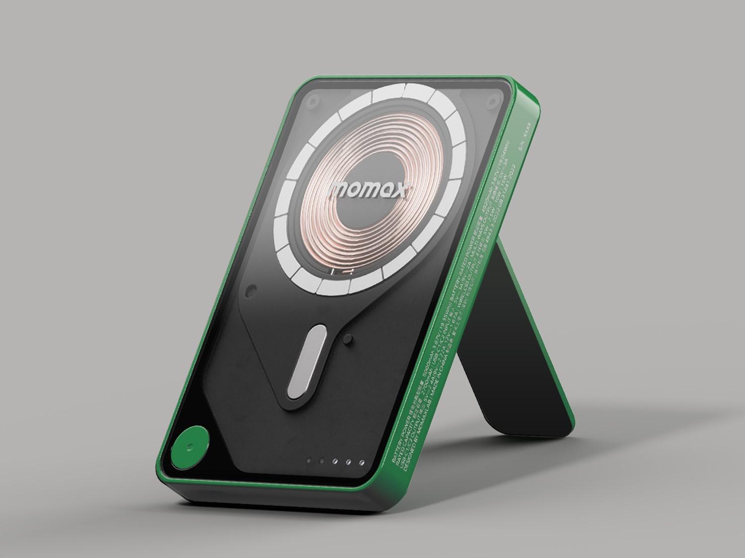 內置支架可支撐手機。