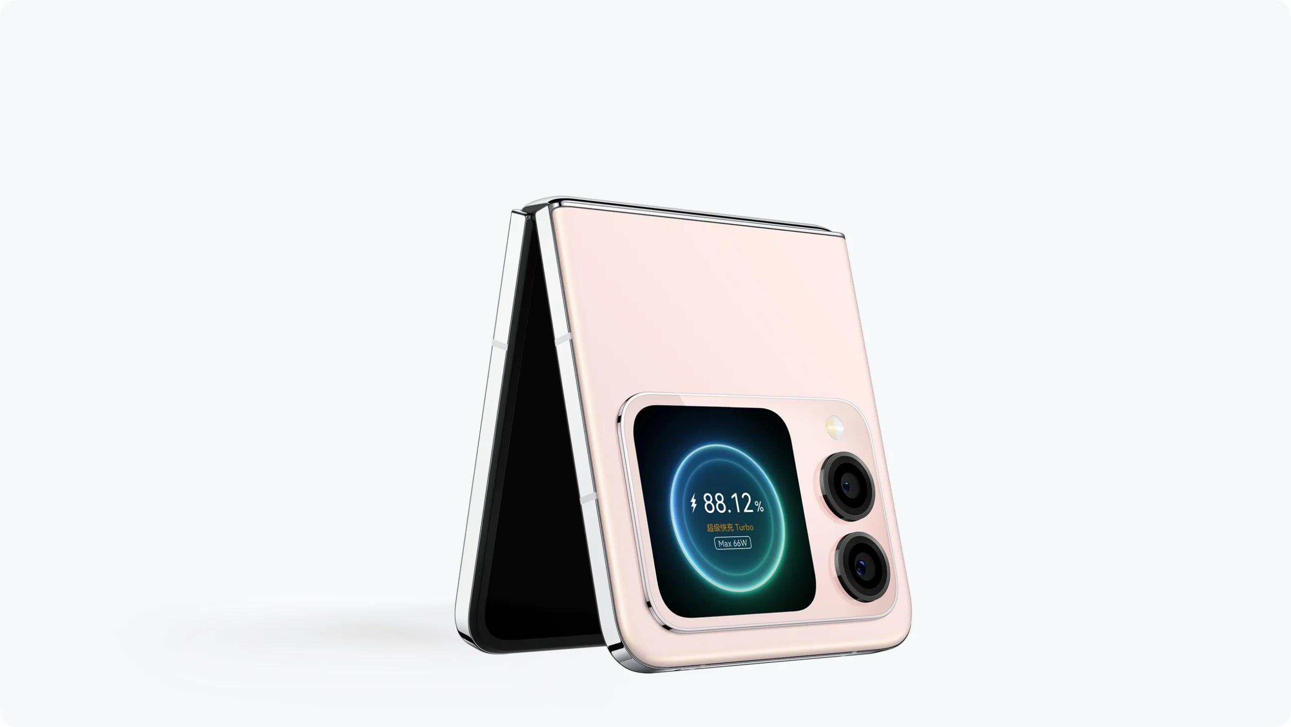 HUAWEI nova Flip支援66W華為超级快充。