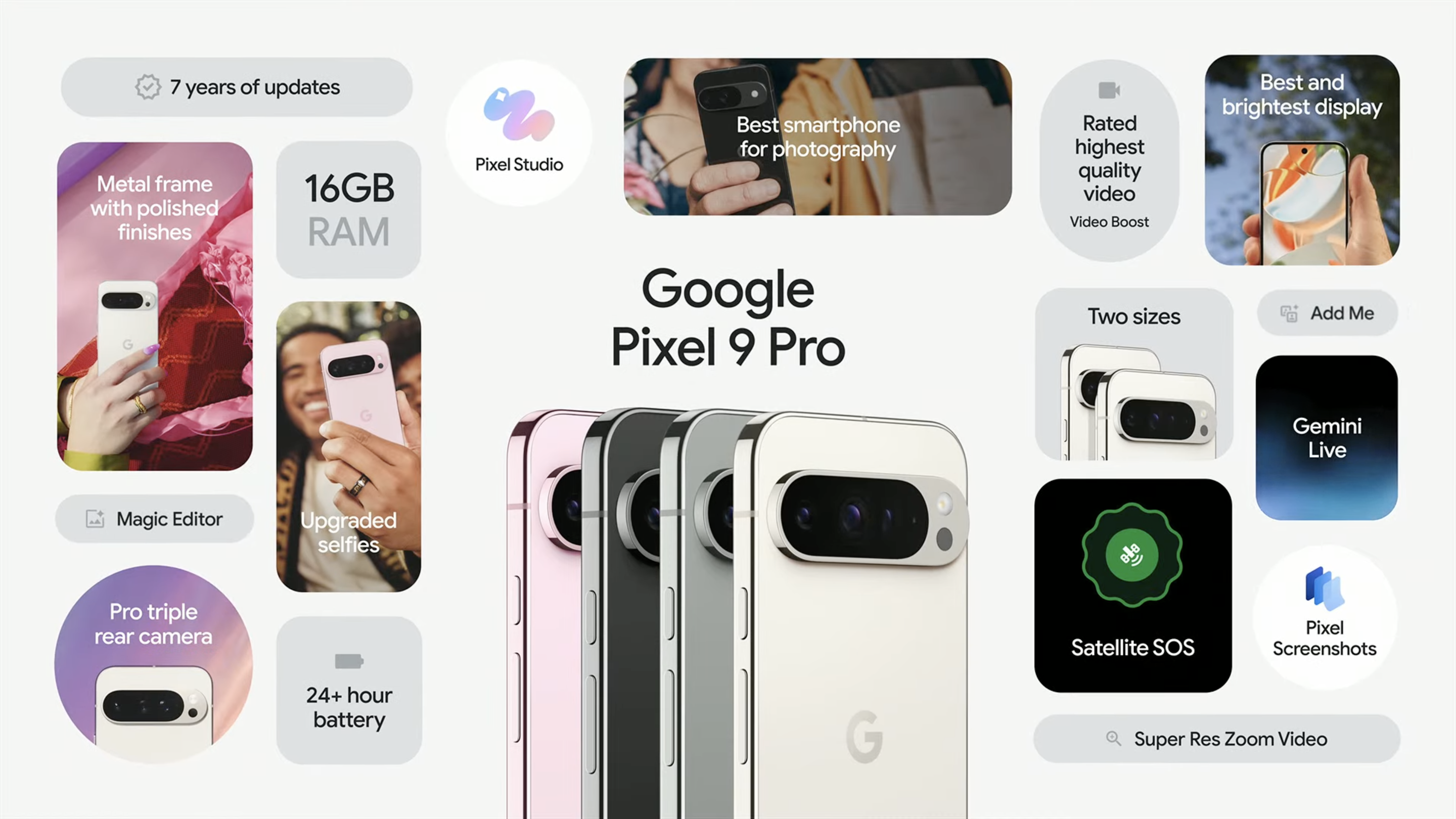 Google Pixel 9 Pro相機功能更加強大。