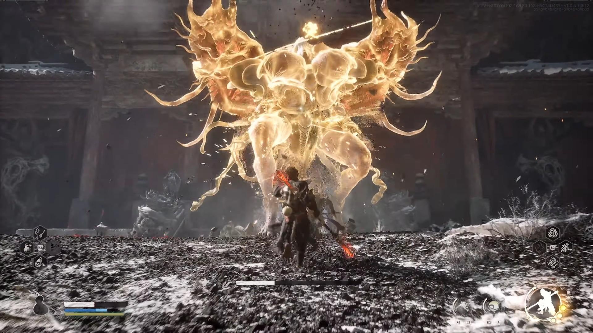 《黑神話:悟空》戰鬥畫面華麗。