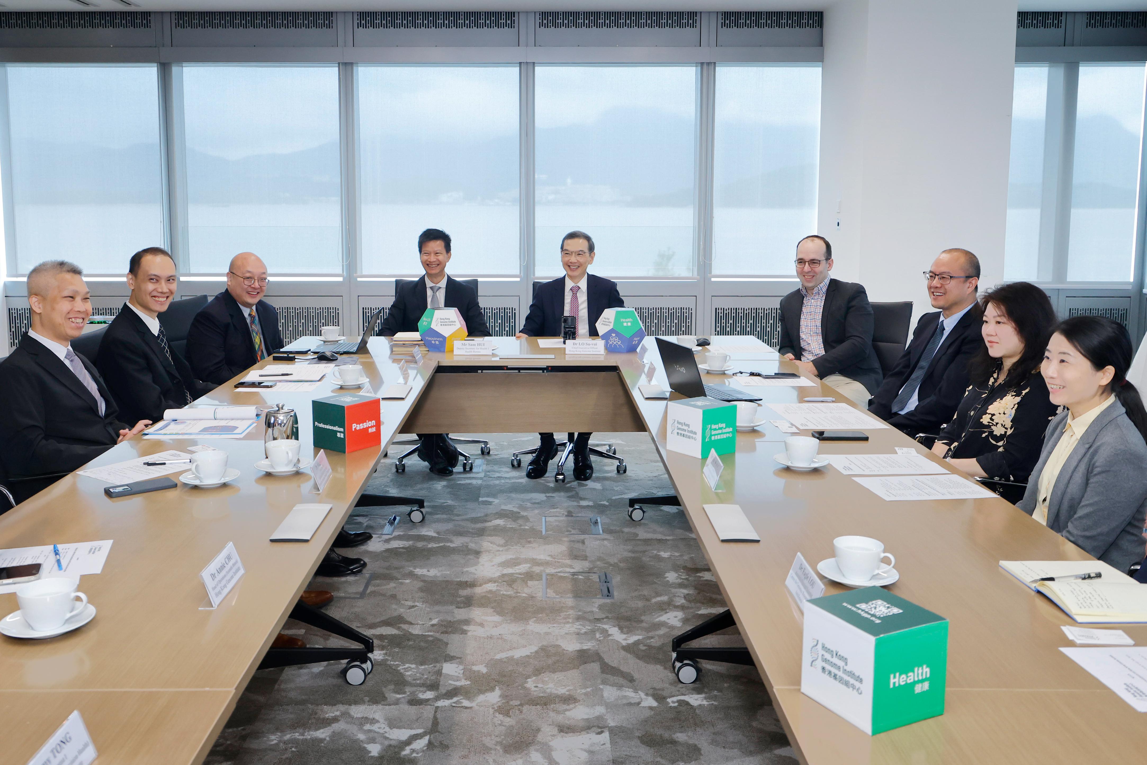 香港基因組中心與阿斯利康探討研究合作,加快新藥的臨床測試。(香港基因組提供)