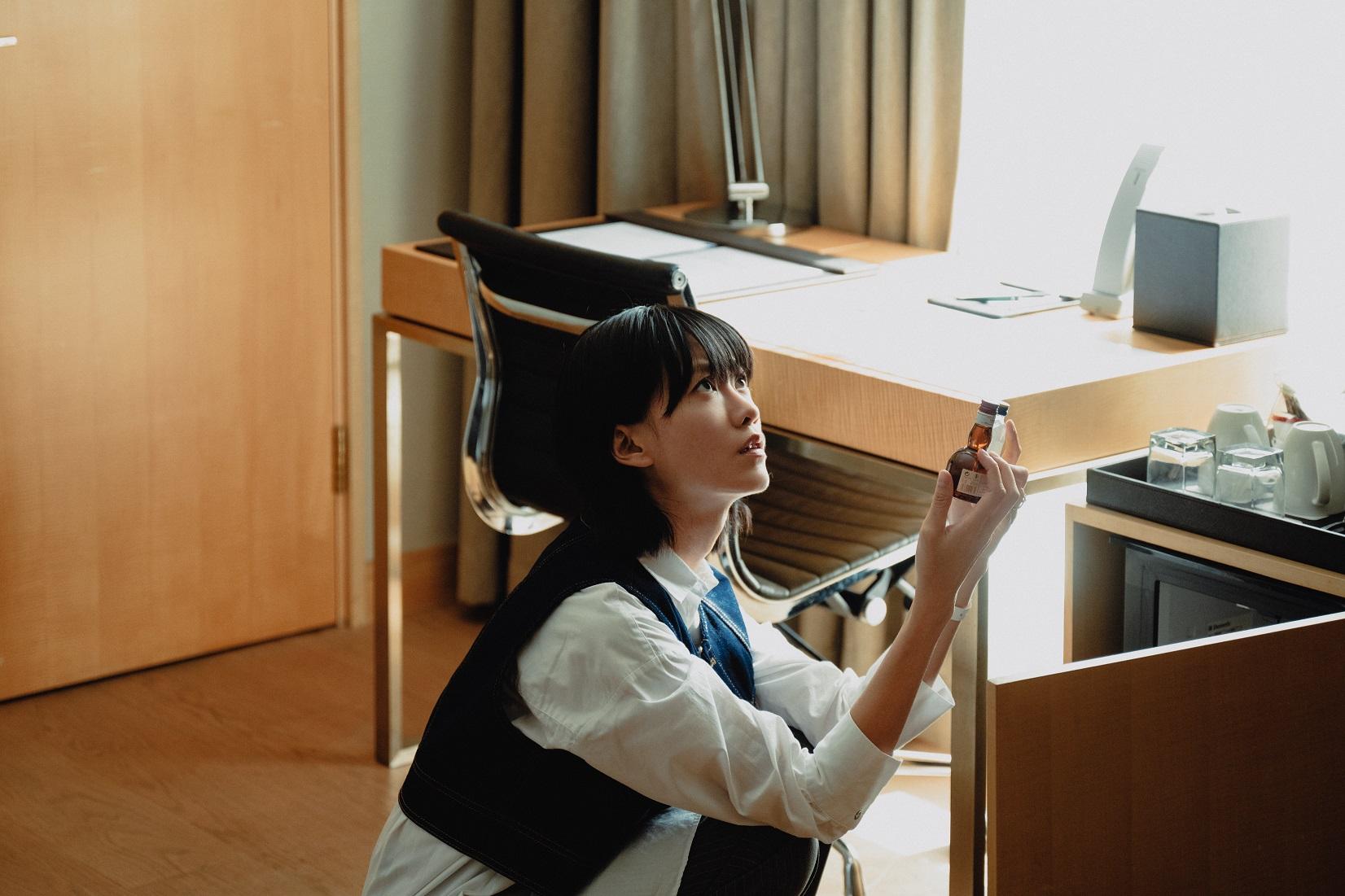 廖子妤坦言十分喜歡今次劇集角色。(《十七年命運週期》劇照)