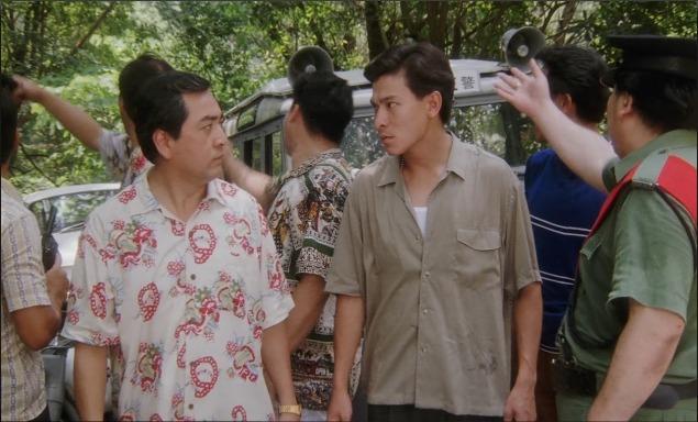 港產片Meme圖|「你大我呀?」文雅一點的說法是「你在嚇唬我嗎?」。網民常用於被嚇唬時作出的回應,秦沛霸氣演出,教人印象難忘。(網上圖片)