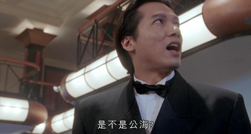 港產片Meme圖|「公海」出自《賭神》系列電影侯賽因(單立文飾)。(網上圖片)