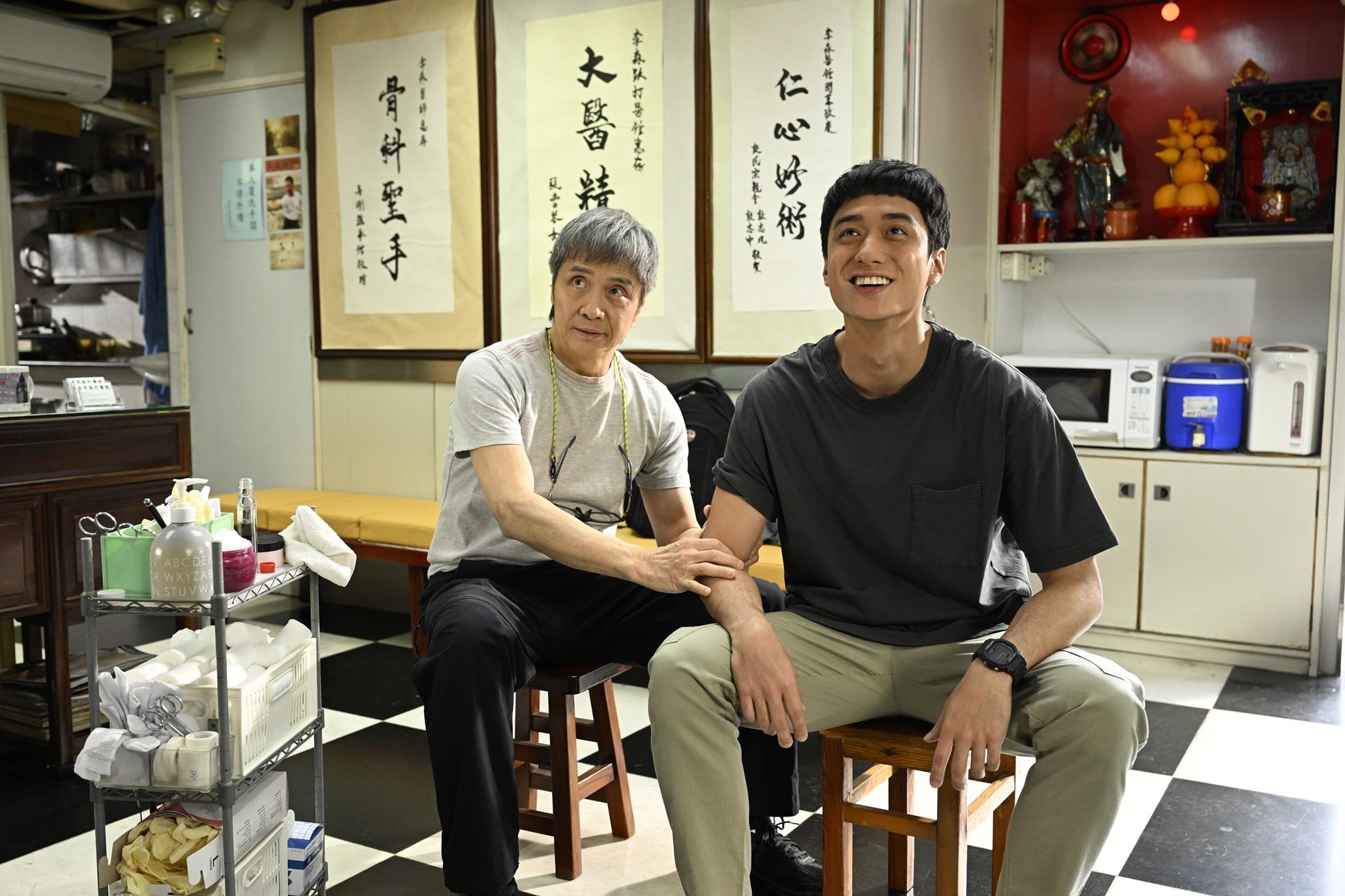 劉俊謙與董瑋在《武替道》演兩代動作指導。