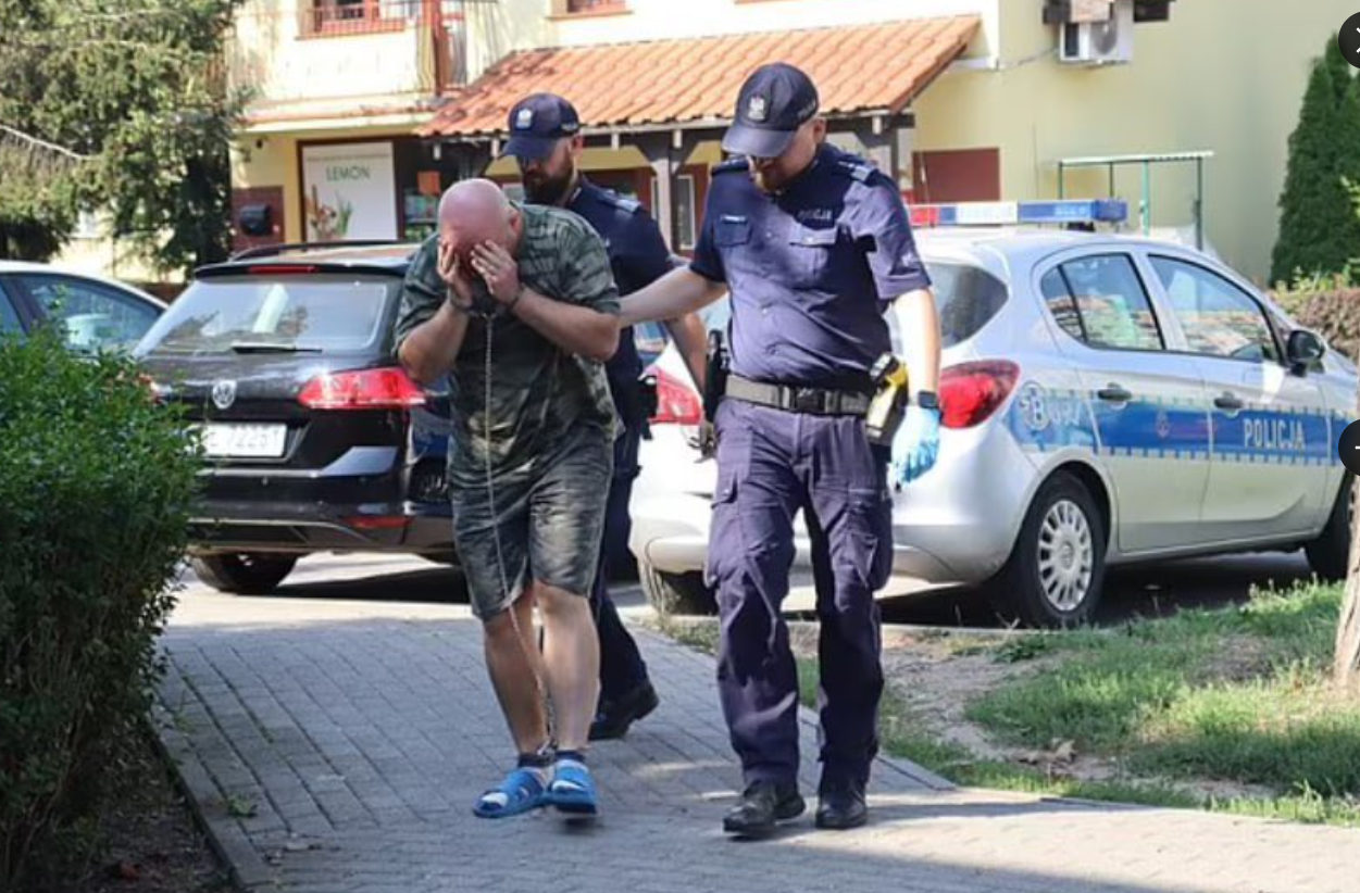 涉案男子被捕。(互聯網)