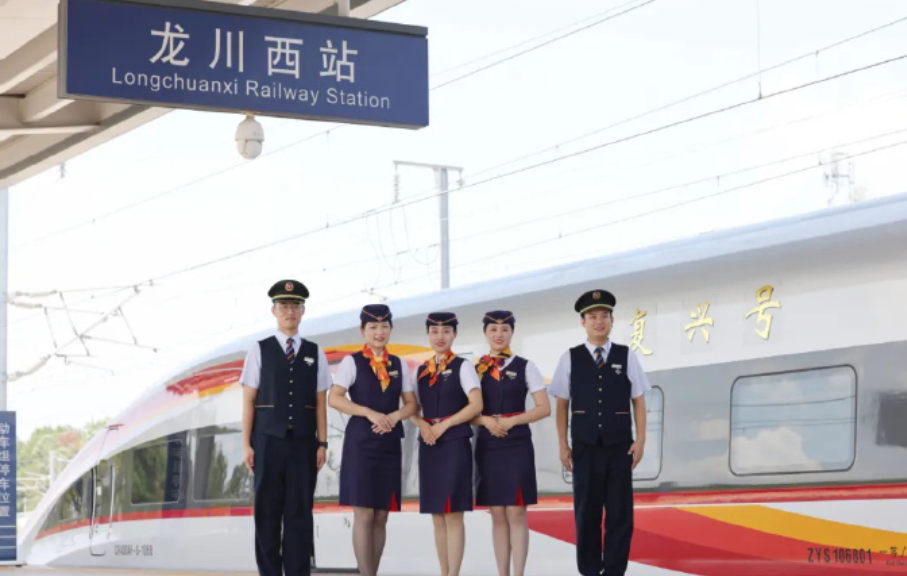 此次開通的梅州西至龍川西段線路全長98公里,設計時速達350公里,設梅州西、興寧南、五華、龍川西4座車站,其中興寧南、五華站為新建車站。(網上圖片)