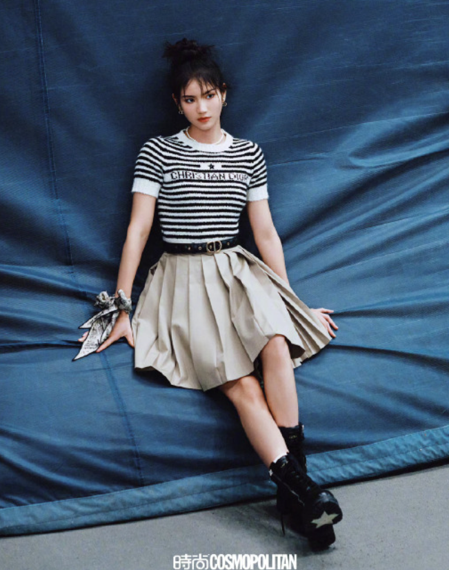 除了運動成績外,外型條件和體態也讓夏思凝備受矚目,屢次成為爭議焦點 (微博圖片)