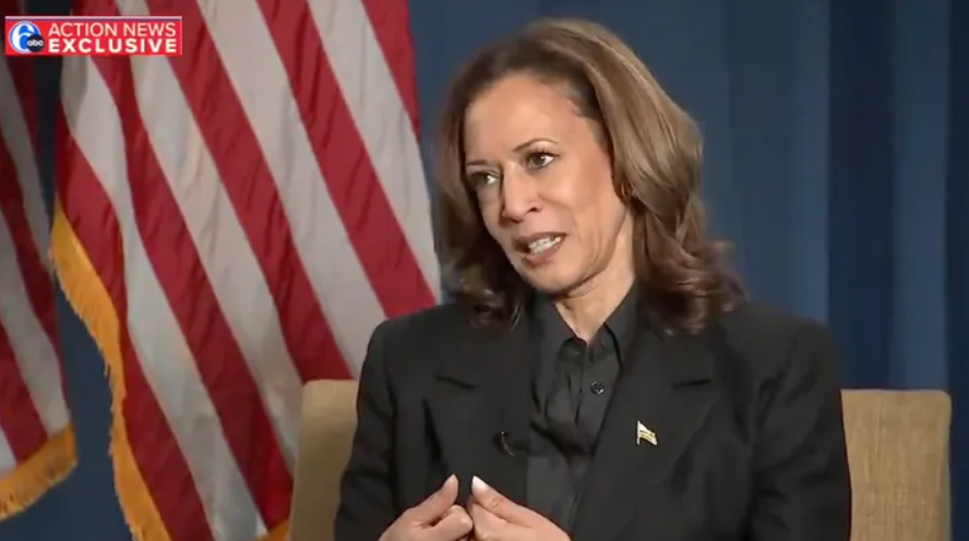 賀錦麗參選後首次個人專訪,接現一般。(互聯網)