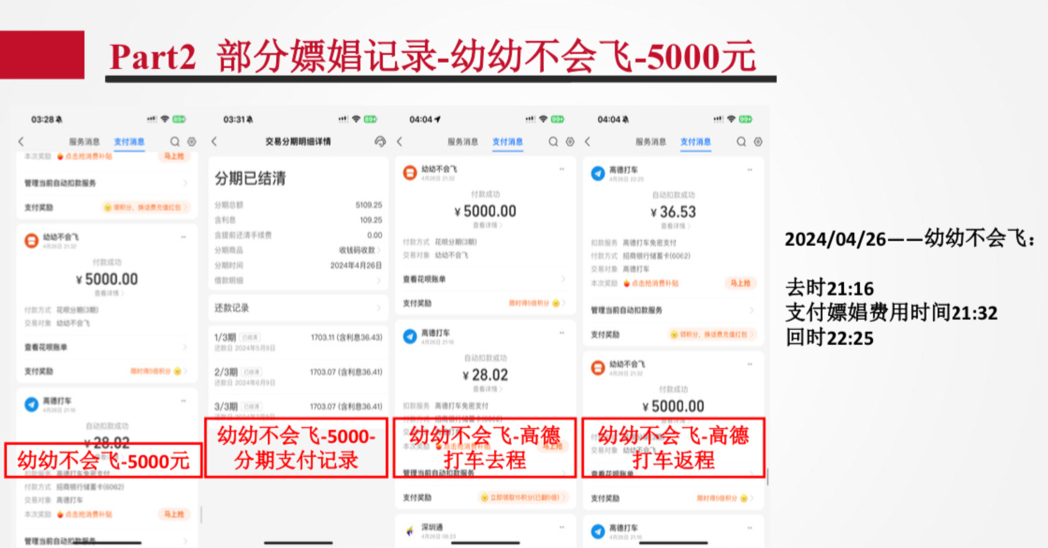 深圳一名女子製作58頁「精美PPT簡報」,披露其招商銀行任職管理培訓生史姓男友,戀愛期間多次約炮、出軌,以及嫖娼,更列舉了他9次嫖娼記錄。