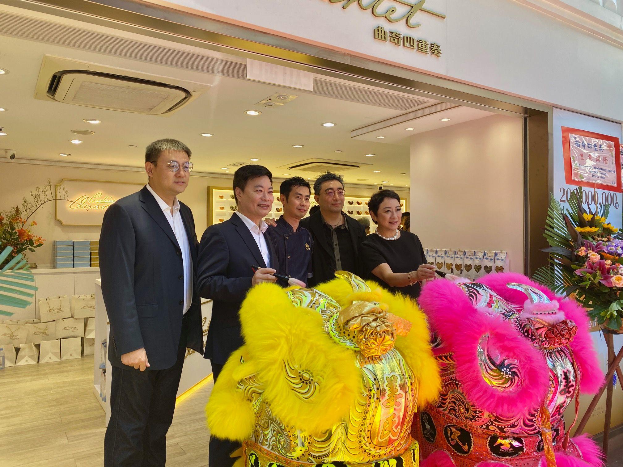 謝寧表示旺角新舖原本月租的確是40萬,但她簽下長約故獲得優惠價。