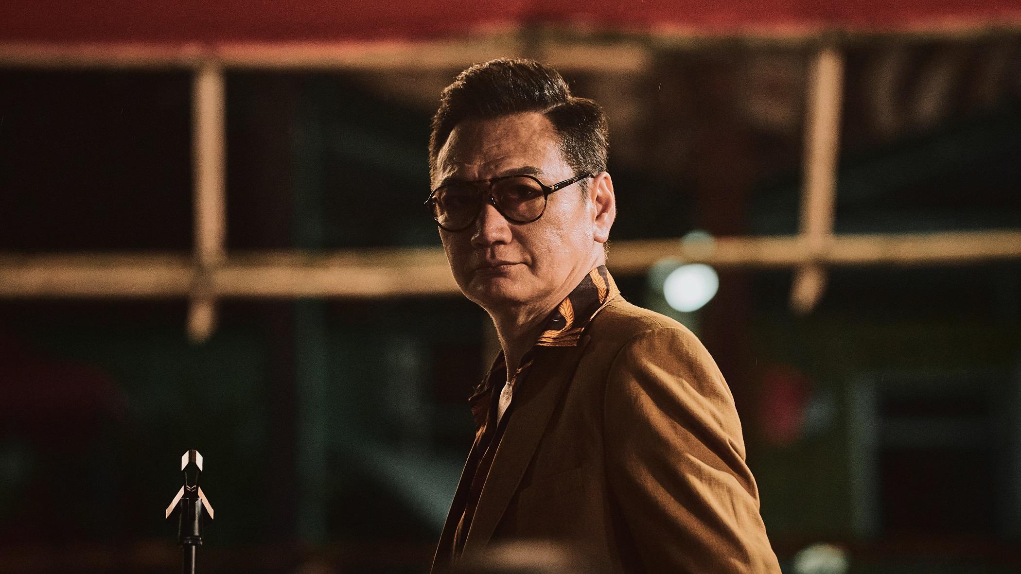 陶大宇在電影《紮職3》演利字當頭的黑太大佬。(羅錦鴻攝)