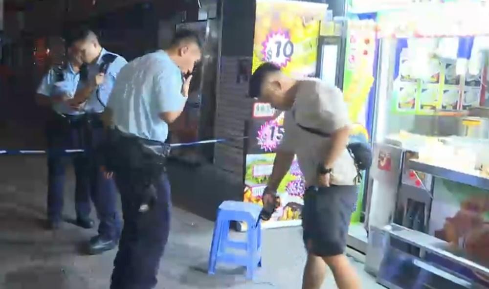 警方封鎖現場調查。(電視截圖)