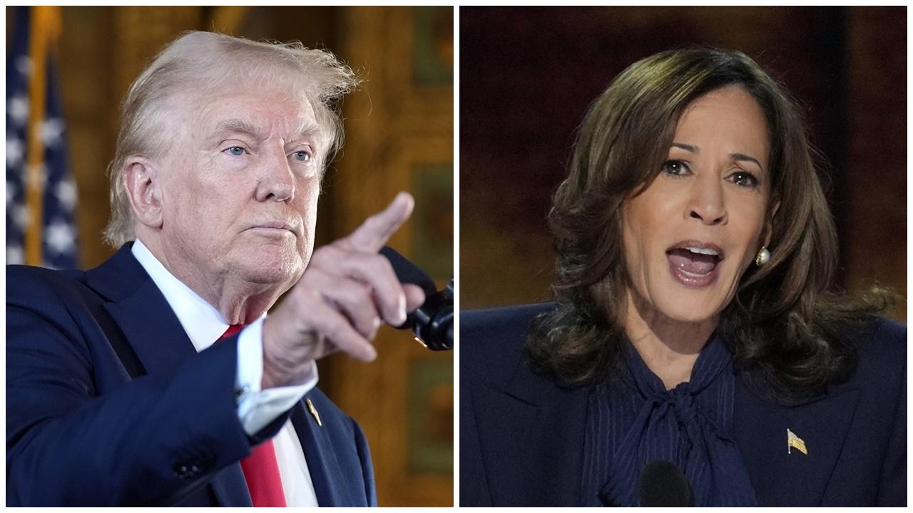 方濟各不點名指特朗普反移民政策,賀錦麗支持墮胎。(AP)