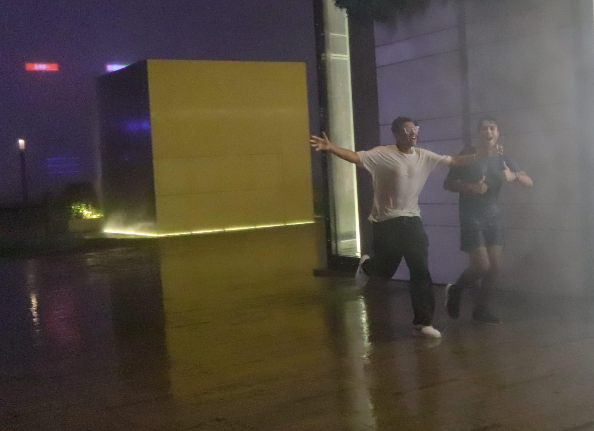 尖東市民追風。(鍾式明攝)