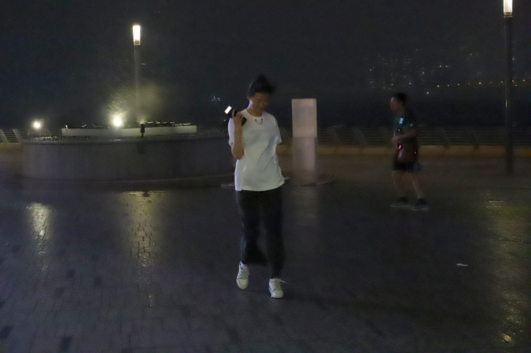 尖東市民追風。(鍾式明攝)