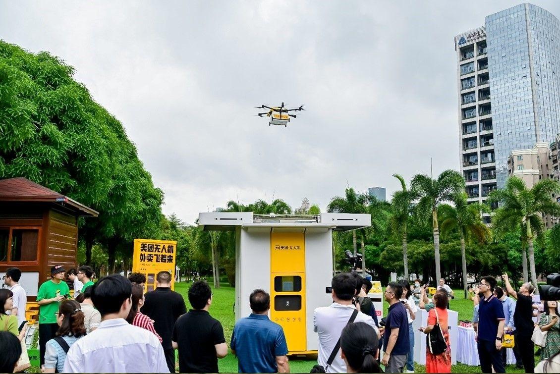 美團王興:無人機送外賣 累計完成逾30萬訂單