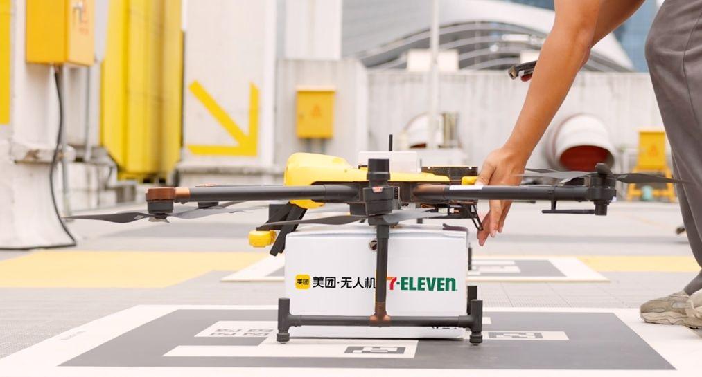 美團王興:無人機送外賣 累計完成逾30萬訂單