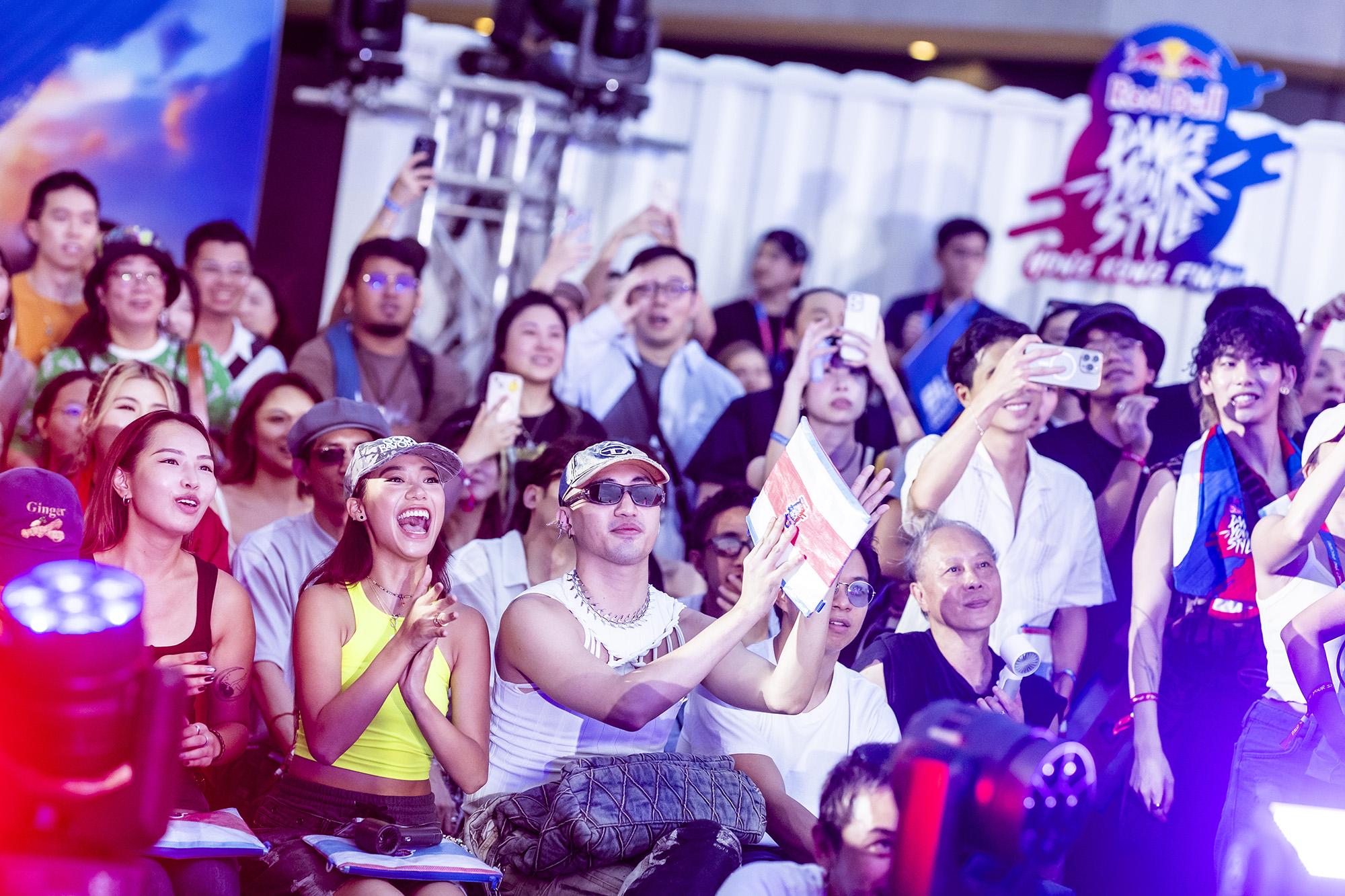 Red Bull Dance Your Style由現場的觀眾投票決定勝者,JACE陳凱詠等藝人亦有觀賽。