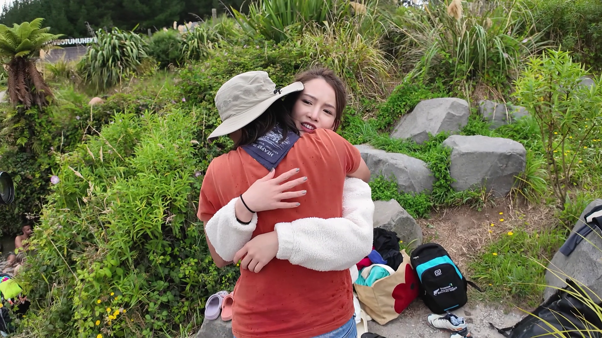 Amber 行了足足 45 分鐘,成為最後一位到達成員。