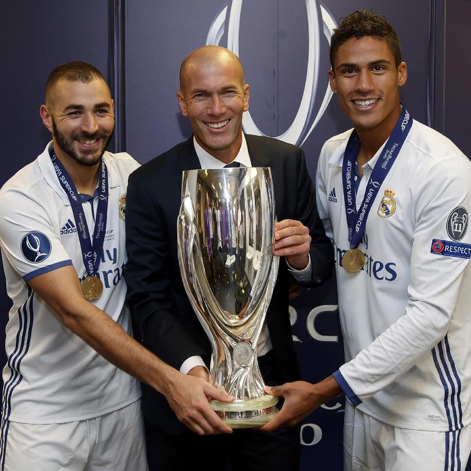 華拉尼(Raphael Varane)與施丹及賓施馬合作多年。(華拉尼fb)