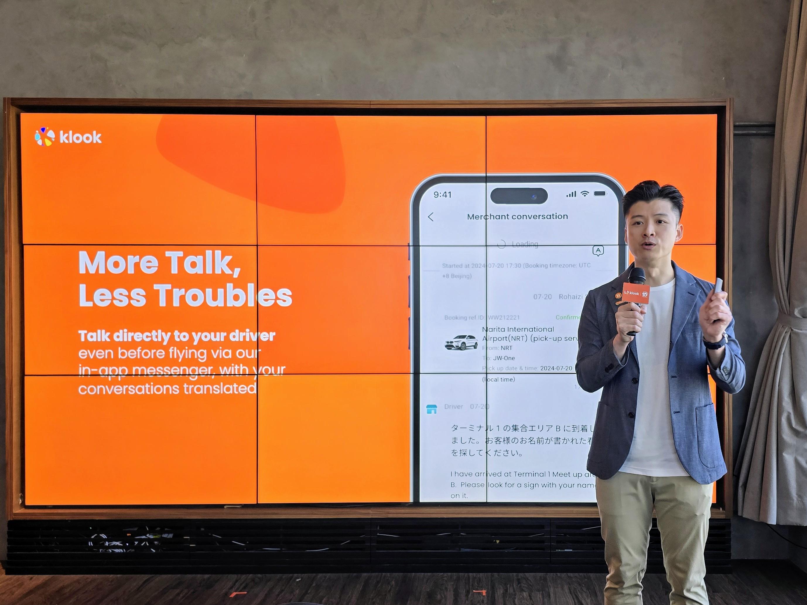 Klook app會逐步加入in-app即時翻譯功能。