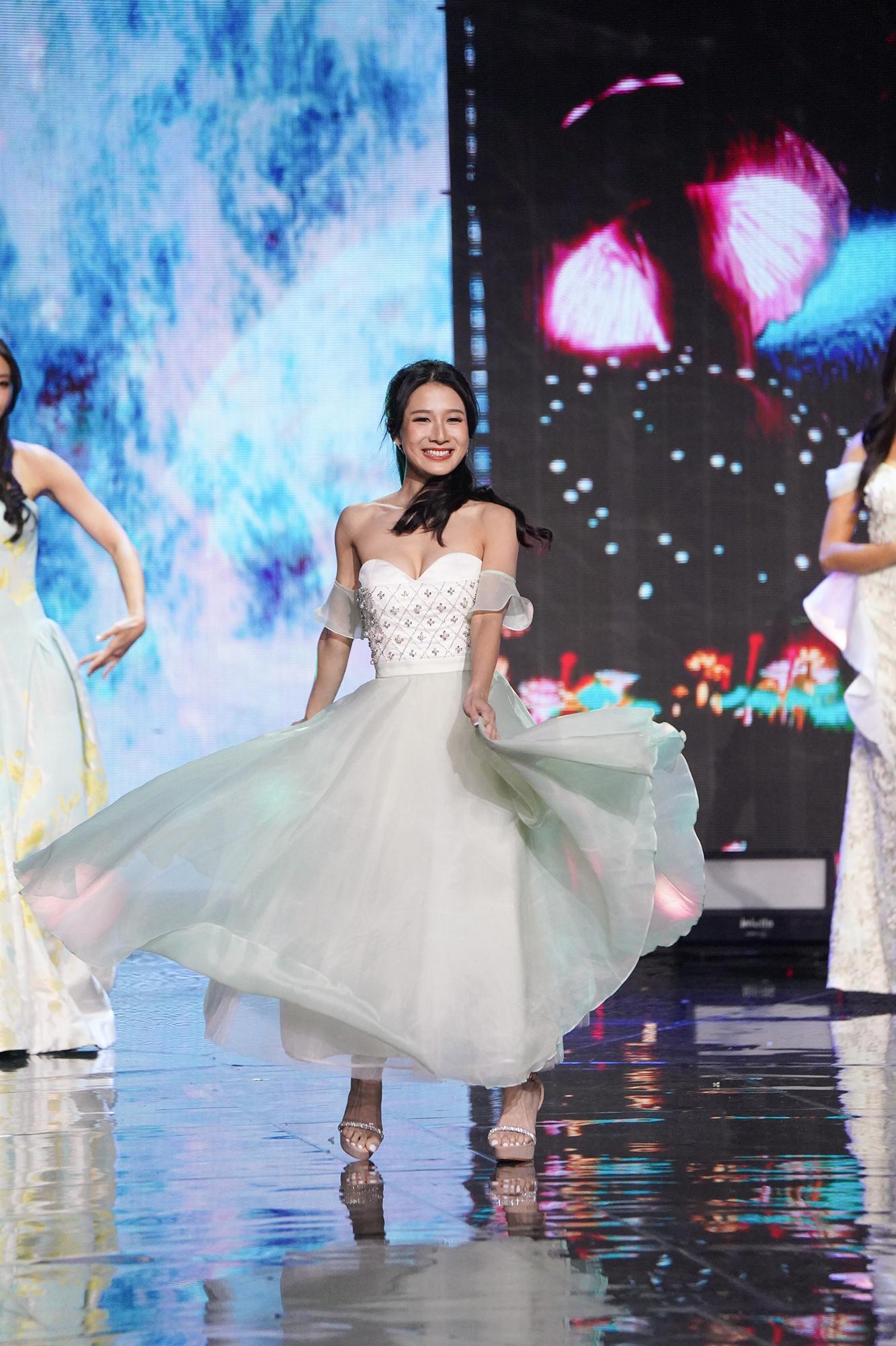 蔡頌思在環姐比賽上的表現平均。(吳康琦攝)