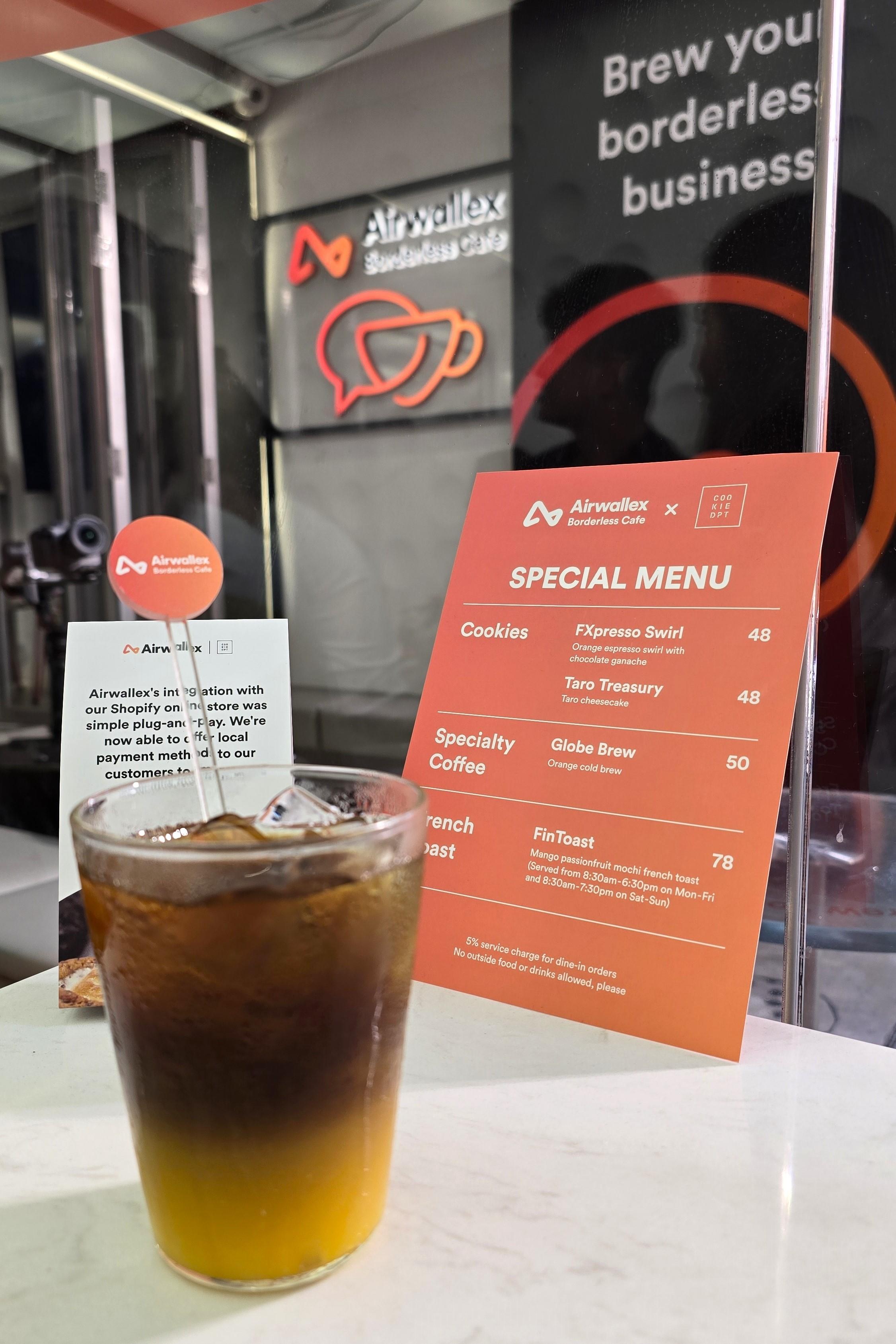 Airwallex Borderless Cafe 地址:香港中環閣麟街46-48號FOCO大廈LG層