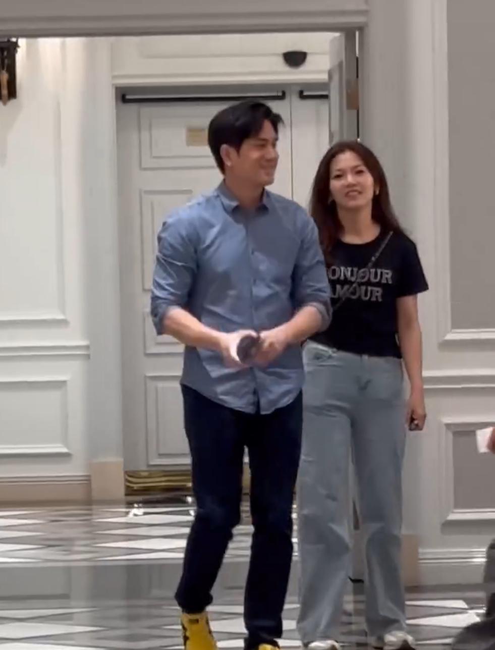 伍允龍疑似公開新戀情 。