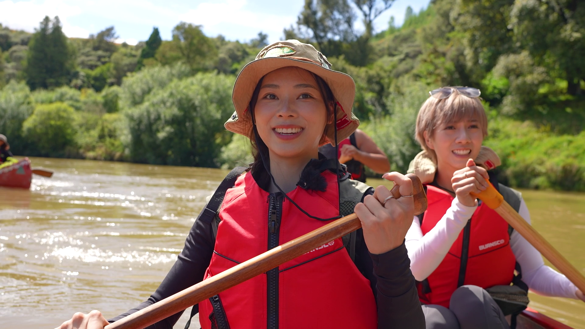 划艇初時都順風順水。