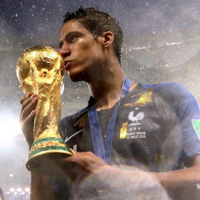 華拉尼(Raphael Varane)是法國取得2018世界盃冠軍主力。(華拉尼fb)