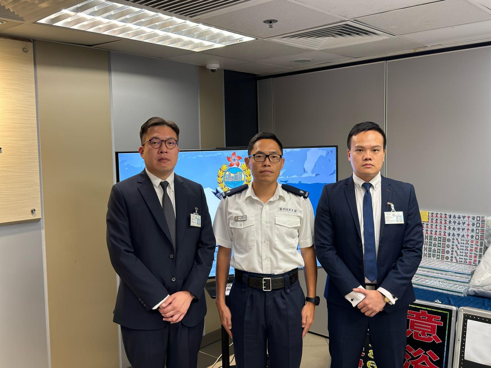 屯門搗破黑幫黃賭毒場所拘55人 公屋單位作製毒工場