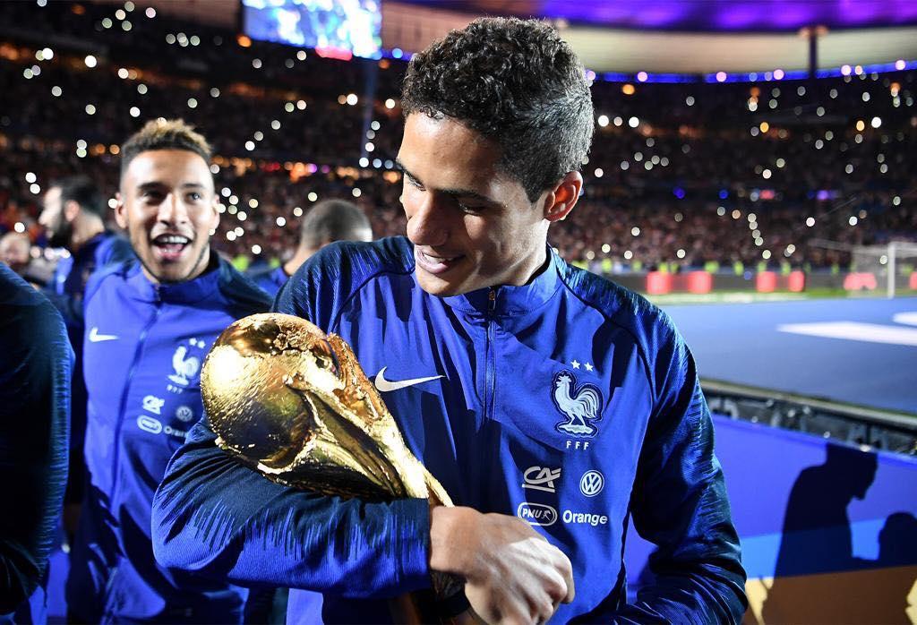 華拉尼(Raphael Varane)是法國取得2018世界盃冠軍主力。(華拉尼fb)