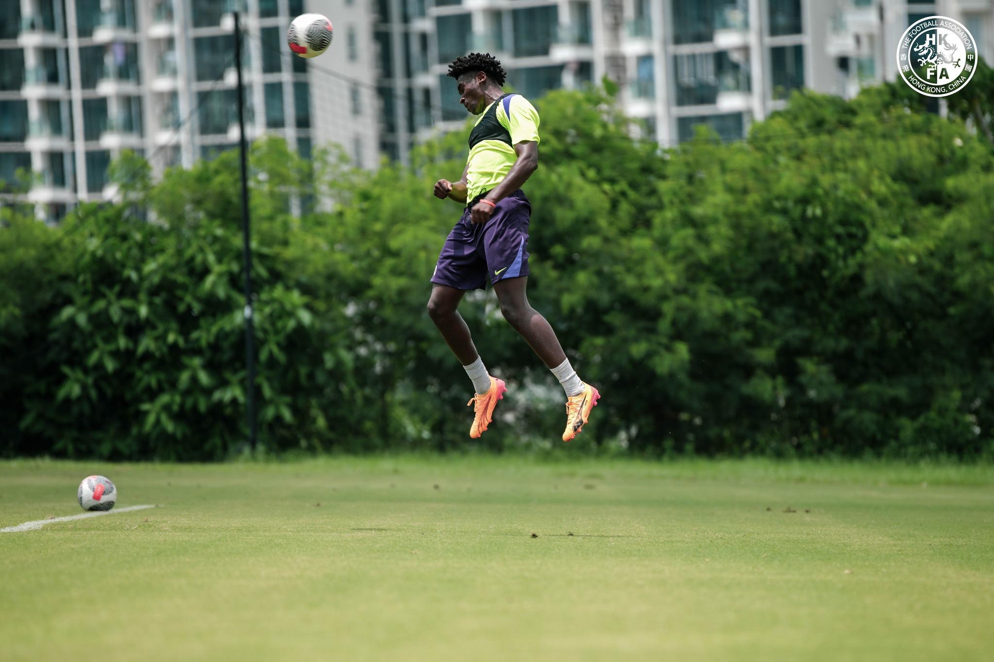 香港足球|香港隊集訓備戰斐濟三角賽。(香港足總圖片)