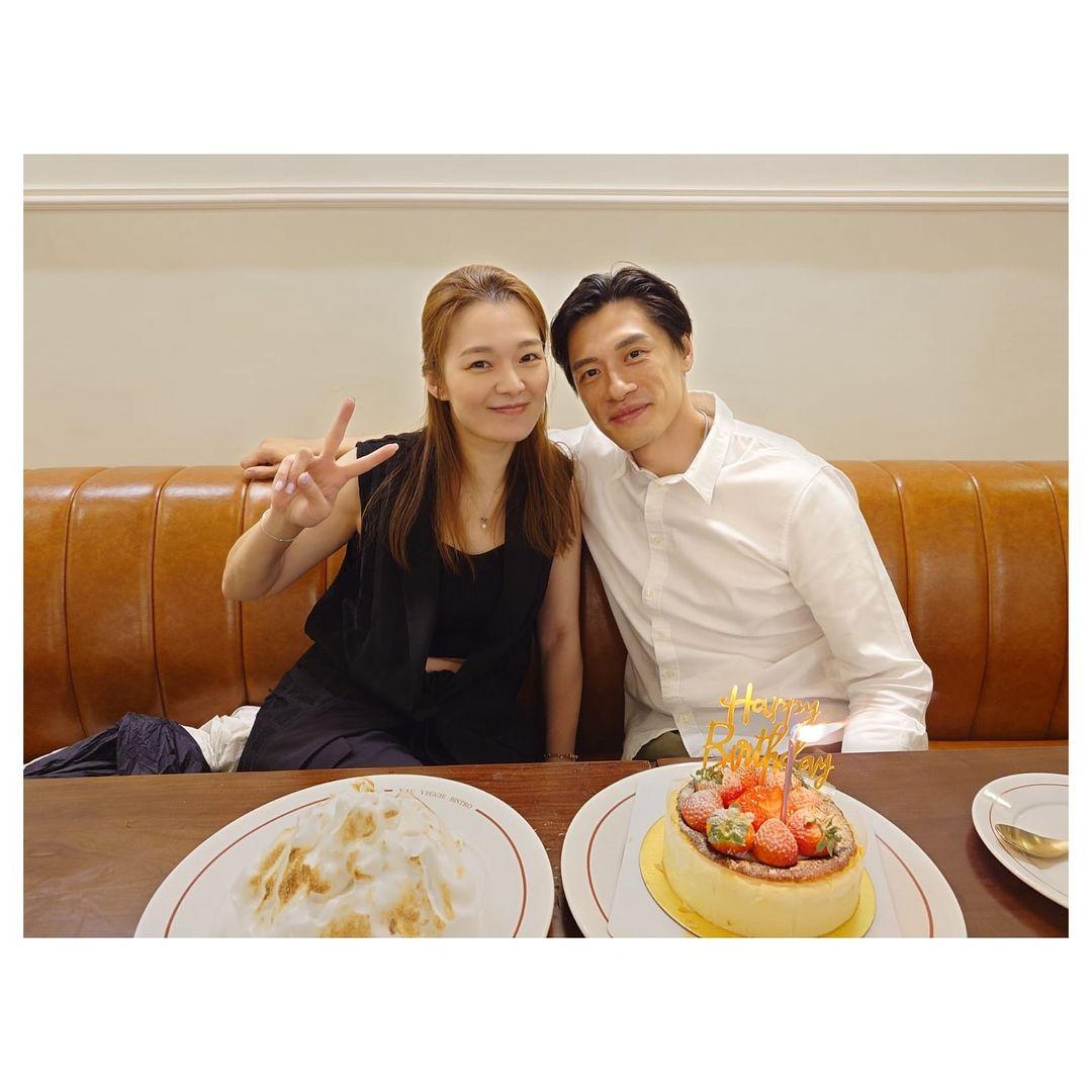 呂慧儀生日獲劇組及朋友輪流和她慶祝。