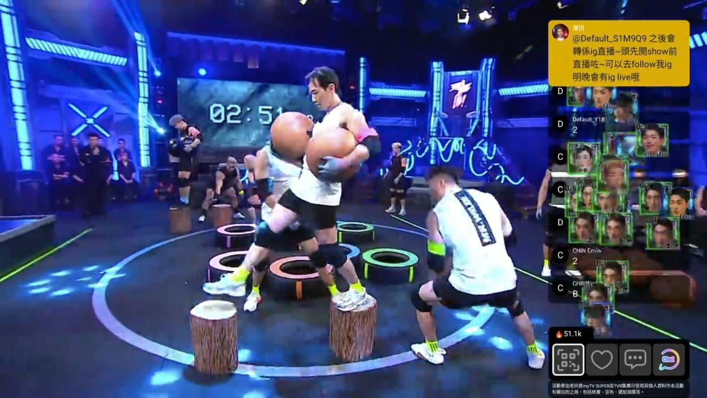 第二回合「團魂之巔過河戰」,「顏值隊」追回一局。